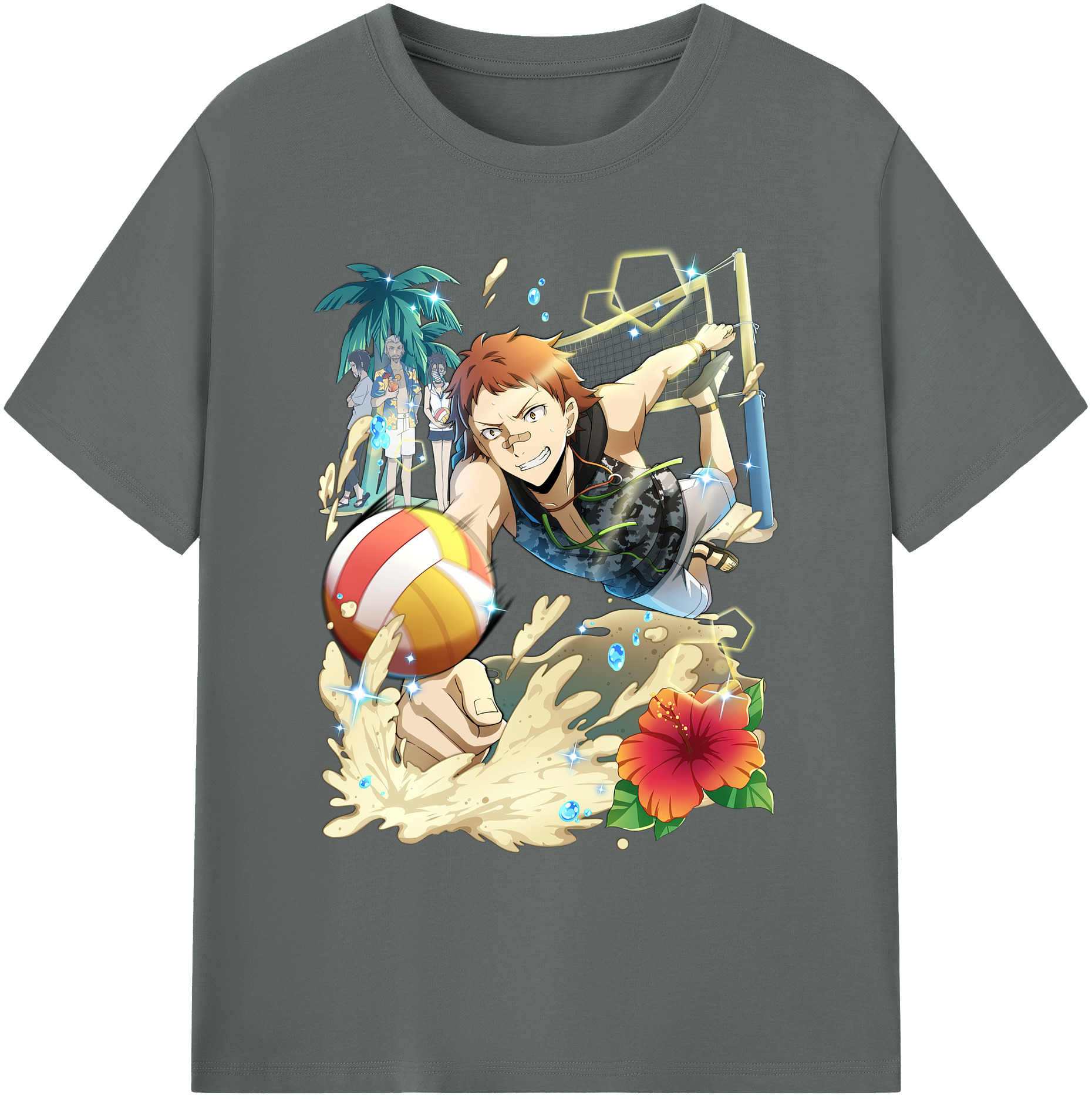 （画像用） 文豪ストレイドッグス Bungo Stray Dogs 綿100％ メンズ半袖Tシャツ｜肌触りやわらか＆通気性